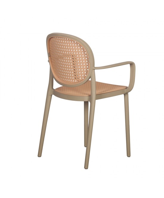 RATTI/P ΚΑΡΕΚΛΑ LATTE ΦΥΣΙΚΟ 57x51xH84cm RATTI/P ΚΑΡΕΚΛΑ LATTE ΦΥΣΙΚΟ 57x51xH84cm