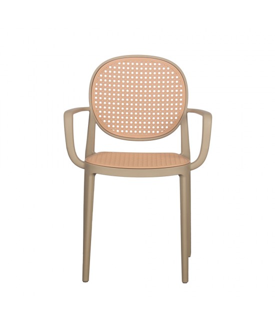 RATTI/P ΚΑΡΕΚΛΑ LATTE ΦΥΣΙΚΟ 57x51xH84cm RATTI/P ΚΑΡΕΚΛΑ LATTE ΦΥΣΙΚΟ 57x51xH84cm