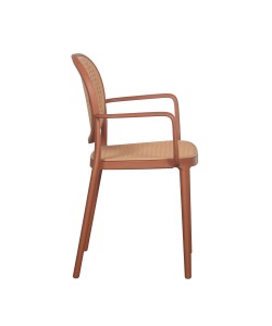 RATTI/P ΚΑΡΕΚΛΑ TERRACOTTA ΦΥΣΙΚΟ 57x51xH84cm