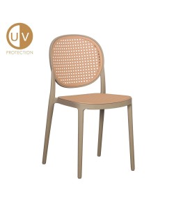 RATTI ΚΑΡΕΚΛΑ LATTE ΦΥΣΙΚΟ 41,5x52xH84cm