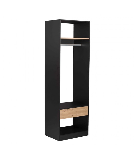 SYSTEM ΝΤΟΥΛΑΠΑ ΜΠΑΡΑ ΚΡΕΜΑΣΗΣ NICKEL 59,5x2xH3cm