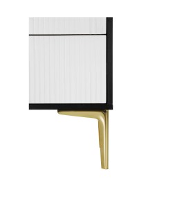 NEW YORK ΣΥΡΤΑΡΙΕΡΑ 3ΣΥΡΤΑΡΙΑ ΛΕΥΚΟ ΜΑΥΡΟ 80x40xH80cm