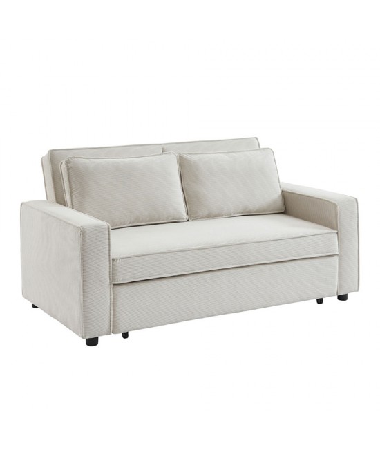 CUBO ΚΑΝΑΠΕΣ ΚΡΕΒΑΤΙ 3ΘΕΣΙΟΣ OFF WHITE 172x89xH89cm