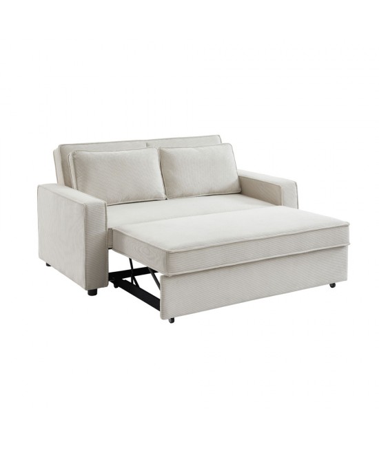 CUBO ΚΑΝΑΠΕΣ ΚΡΕΒΑΤΙ 3ΘΕΣΙΟΣ OFF WHITE 172x89xH89cm