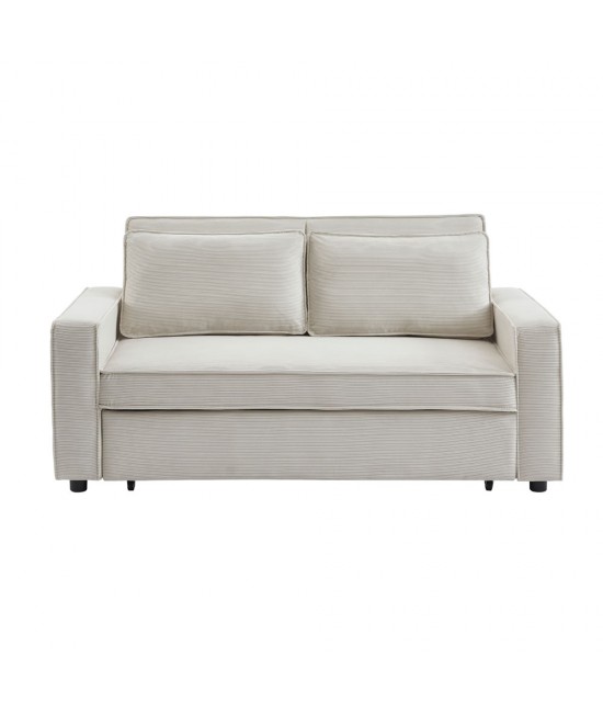 CUBO ΚΑΝΑΠΕΣ ΚΡΕΒΑΤΙ 3ΘΕΣΙΟΣ OFF WHITE 172x89xH89cm