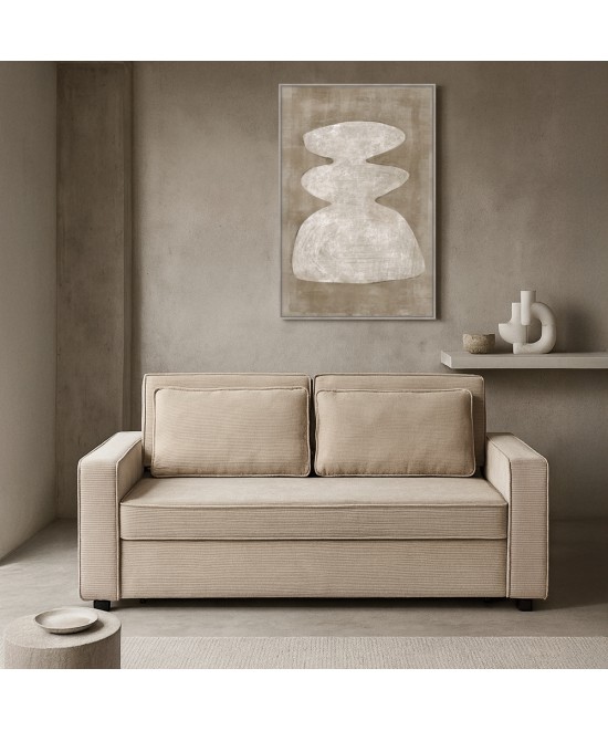 CUBO ΚΑΝΑΠΕΣ ΚΡΕΒΑΤΙ 3ΘΕΣΙΟΣ LATTE 172x89xH89cm