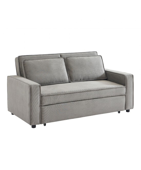 CUBO ΚΑΝΑΠΕΣ ΚΡΕΒΑΤΙ 3ΘΕΣΙΟΣ ΓΚΡΙ 172x89xH89cm