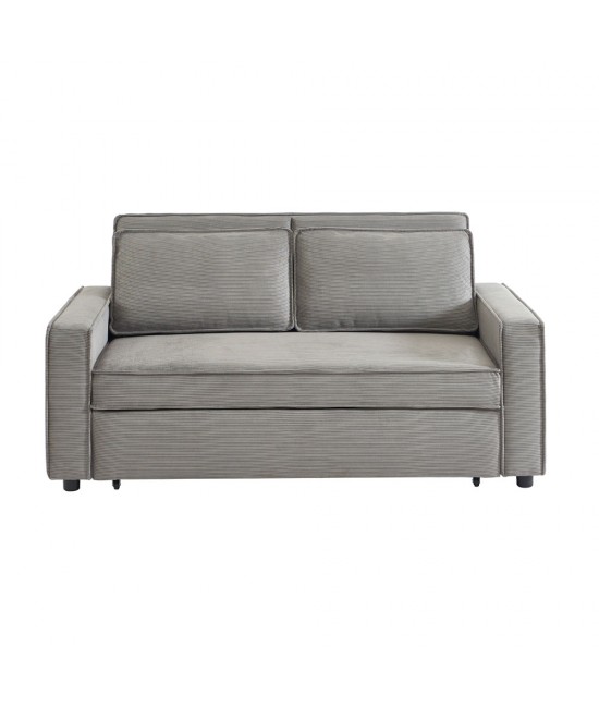 CUBO ΚΑΝΑΠΕΣ ΚΡΕΒΑΤΙ 3ΘΕΣΙΟΣ ΓΚΡΙ 172x89xH89cm