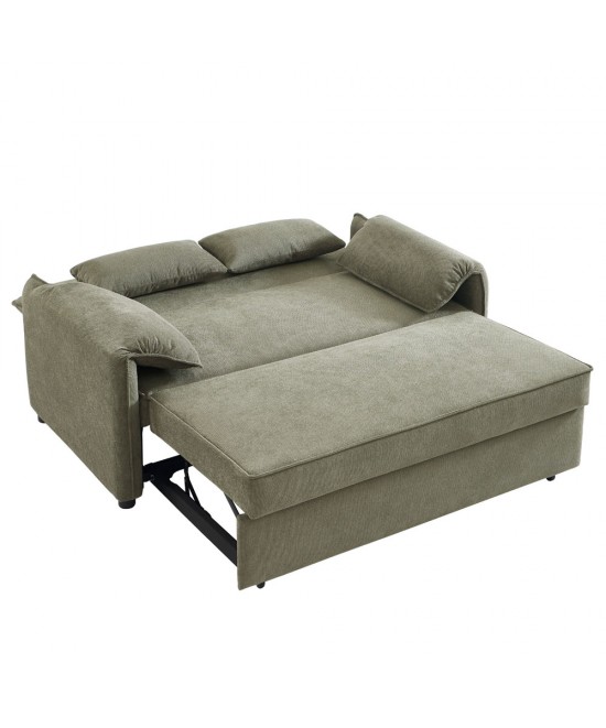 RUBIK ΚΑΝΑΠΕΣ ΚΡΕΒΑΤΙ 3ΘΕΣΙΟΣ ΠΡΑΣΙΝΟ 161x84xH92cm