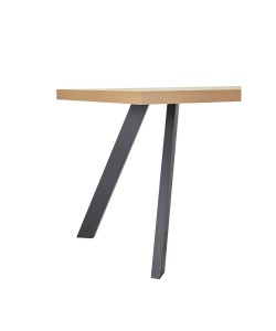VILLE ΤΡΑΠΕΖΙ ΦΥΣΙΚΟ ΣΚΟΥΡΟ 160x80xH76cm
