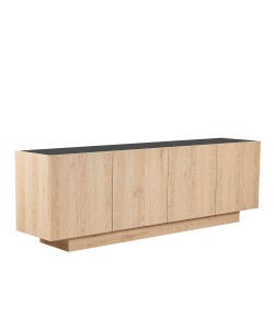 CUBIUS TV STAND 4ΠΟΡΤΕΣ ΦΥΣΙΚΟ 182x39xH59cm