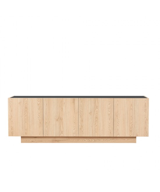 CUBIUS TV STAND 4ΠΟΡΤΕΣ ΦΥΣΙΚΟ 182x39xH59cm