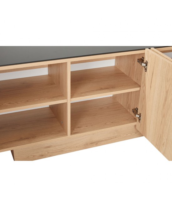 CUBIUS TV STAND 4ΠΟΡΤΕΣ ΦΥΣΙΚΟ 182x39xH59cm