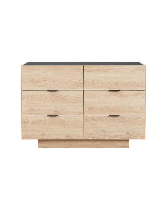 CUBIUS ΣΥΡΤΑΡΙΕΡΑ 6ΣΥΡΤΑΡΙΑ ΦΥΣΙΚΟ 120x45,4xH81cm