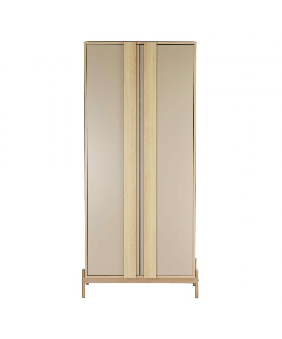 CAPPUCCINO ΝΤΟΥΛΑΠΑ 2ΠΟΡΤΕΣ LATTE SONOMA 84.6x50x185 CAPPUCCINO ΝΤΟΥΛΑΠΑ 2ΠΟΡΤΕΣ LATTE SONOMA 84.6x50x185