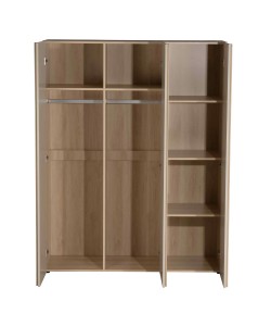 CAPPUCCINO ΝΤΟΥΛΑΠΑ 3ΠΟΡΤΕΣ LATTE SONOMA 140x52x180 CAPPUCCINO ΝΤΟΥΛΑΠΑ 3ΠΟΡΤΕΣ LATTE SONOMA 140x52x180