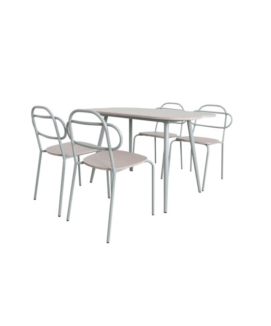 ITALIAN ΤΡΑΠΕΖΑΡΙΑ SET 4+1 ΦΥΣΙΚΟ ΑΝΟΙΧΤΟ 120x75x75 ITALIAN ΤΡΑΠΕΖΑΡΙΑ SET 4+1 ΦΥΣΙΚΟ ΑΝΟΙΧΤΟ 120x75x75