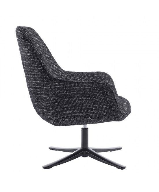 TIFFANY ΠΟΛΥΘΡΟΝΑ ΠΕΡΙΣΤΡΕΦΟΜΕΝΗ ΜΑΥΡΟ ΜΕ PATTERN 80x75x90