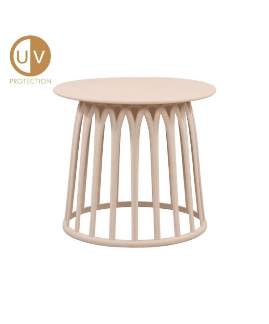 BASKET COFFEE TABLE TERRAZZO 49.5x49.5x44