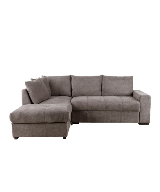 BILL ΚΑΝΑΠΕΣ ΚΡΕΒΑΤΙ ΓΩΝΙΑ ΑΡΙΣΤΕΡΗ TAUPE 241x173x94 BILL ΚΑΝΑΠΕΣ ΚΡΕΒΑΤΙ ΓΩΝΙΑ ΑΡΙΣΤΕΡΗ TAUPE 241x173x94