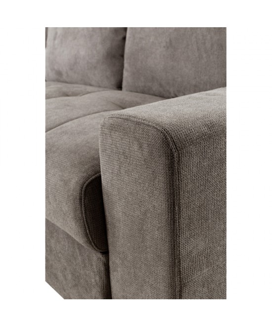 BILL ΚΑΝΑΠΕΣ ΚΡΕΒΑΤΙ ΓΩΝΙΑ ΑΡΙΣΤΕΡΗ TAUPE 241x173x94 BILL ΚΑΝΑΠΕΣ ΚΡΕΒΑΤΙ ΓΩΝΙΑ ΑΡΙΣΤΕΡΗ TAUPE 241x173x94