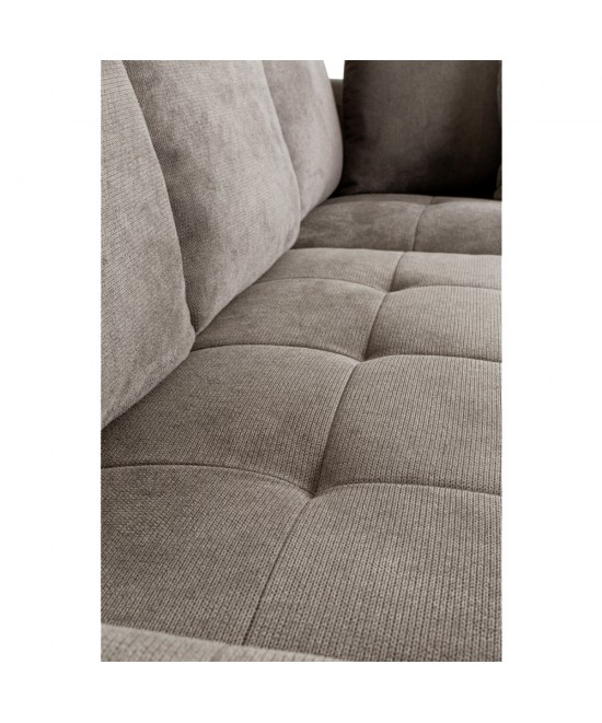 BILL ΚΑΝΑΠΕΣ ΚΡΕΒΑΤΙ ΓΩΝΙΑ ΑΡΙΣΤΕΡΗ TAUPE 241x173x94 BILL ΚΑΝΑΠΕΣ ΚΡΕΒΑΤΙ ΓΩΝΙΑ ΑΡΙΣΤΕΡΗ TAUPE 241x173x94