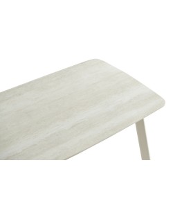 JOIN ME ΤΡΑΠΕΖΙ BEIGE ΜΕ ΟΨΗ ΜΑΡΜΑΡΟΥ 120x70x76.5