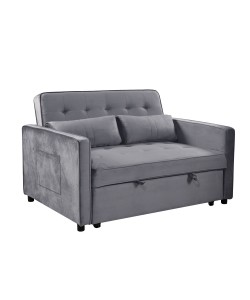 SOLUTION ΚΑΝΑΠΕΣ ΚΡΕΒΑΤΙ 2ΘΕΣΙΟΣ ΓΚΡΙ 133x94x87