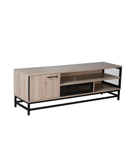 PLEGMA TV STAND SONOMA ΜΑΥΡΟ 140x39x47 PLEGMA TV STAND SONOMA ΜΑΥΡΟ 140x39x47