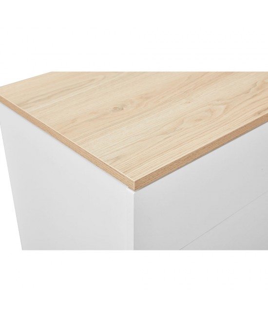 LUCIDO ΚΟΜΟΔΙΝΟ 2ΣΥΡΤΑΡΙΑ ΛΕΥΚΟ OAK ΦΥΣΙΚΟ 58x39x44.5 LUCIDO ΚΟΜΟΔΙΝΟ 2ΣΥΡΤΑΡΙΑ ΛΕΥΚΟ OAK ΦΥΣΙΚΟ 58x39x44.5