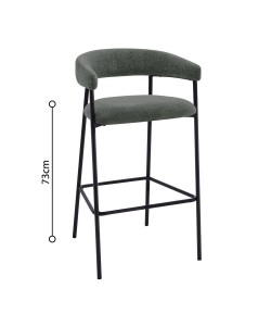 ECLIPSE ΣΚΑΜΠΟ BAR ΓΚΡΙ 45x46x92 ECLIPSE ΣΚΑΜΠΟ BAR ΓΚΡΙ 45x46x92