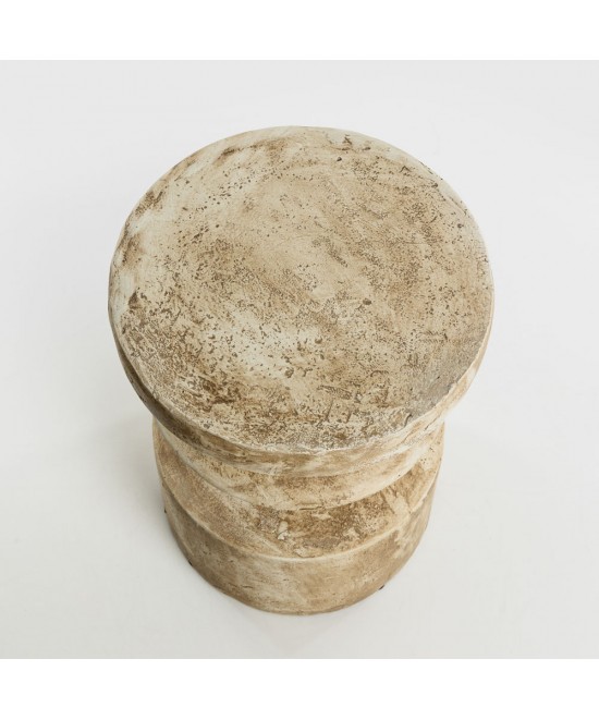 SANDY SIDE TABLE ΚΑΦΕ ΑΝΟΙΧΤΟ 38.5x38.5x51