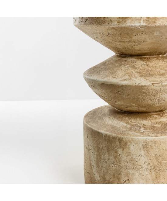 SANDY SIDE TABLE ΚΑΦΕ ΑΝΟΙΧΤΟ 38.5x38.5x51