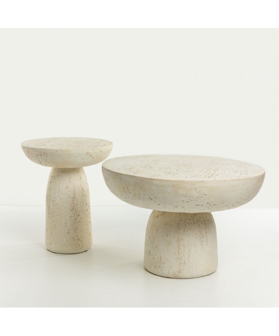 POROS COFFEE TABLE BEIGE 64.8x64.8x41.4