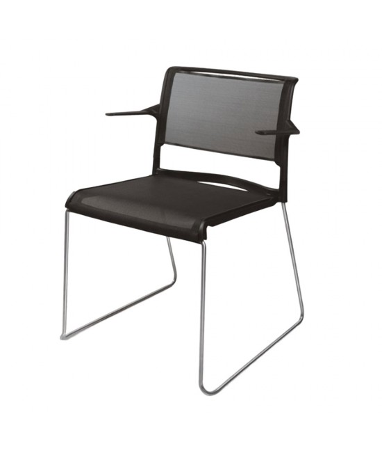 GUEST ΚΑΡΕΚΛΑ ΜΑΥΡΟ 59x60x77.5 GUEST ΚΑΡΕΚΛΑ ΜΑΥΡΟ 59x60x77.5