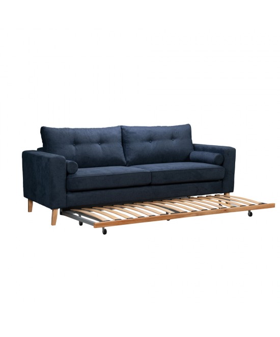 LUSSO ΚΑΝΑΠΕΣ ΚΡΕΒΑΤΙ 3ΘΕΣΙΟΣ ΜΠΛΕ LINO 89 218x85x87 LUSSO ΚΑΝΑΠΕΣ ΚΡΕΒΑΤΙ 3ΘΕΣΙΟΣ ΜΠΛΕ LINO 89 218x85x87