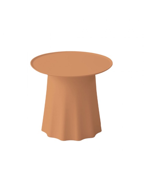 VOLANT SIDE TABLE PEACH 50x50x45cm