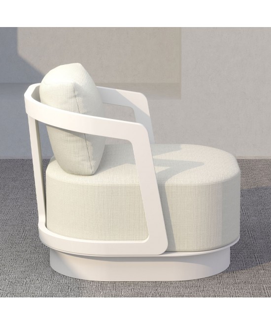 TORRE ΣΑΛΟΝΙ SET 1+2+2 OFF WHITE
