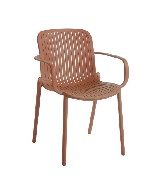 BRIO ΚΑΡΕΚΛΑ TERRACOTTA 58x56.5x82cm