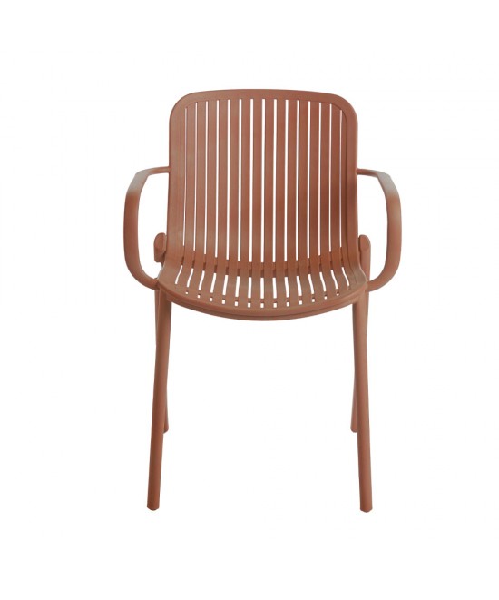 BRIO ΚΑΡΕΚΛΑ TERRACOTTA 58x56.5x82cm