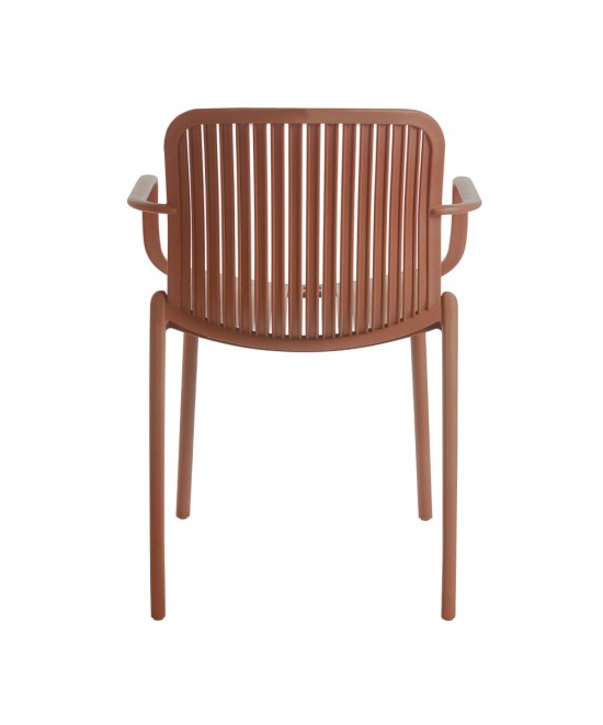 BRIO ΚΑΡΕΚΛΑ TERRACOTTA 58x56.5x82cm