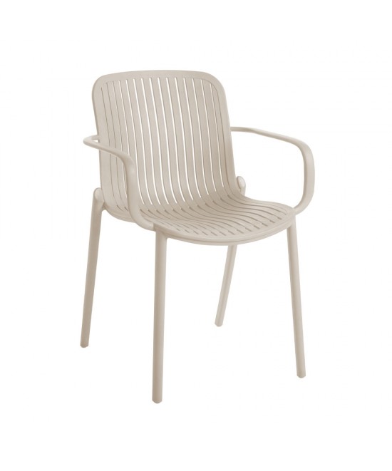 BRIO ΚΑΡΕΚΛΑ OFF WHITE 58x56.5x82cm