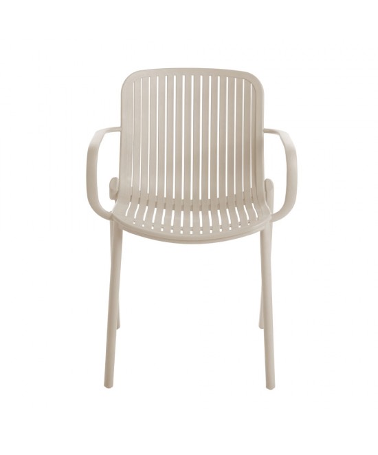 BRIO ΚΑΡΕΚΛΑ OFF WHITE 58x56.5x82cm