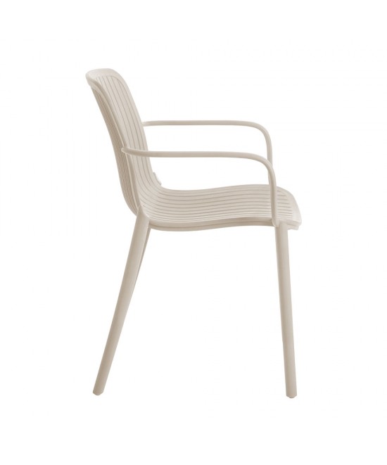 BRIO ΚΑΡΕΚΛΑ OFF WHITE 58x56.5x82cm