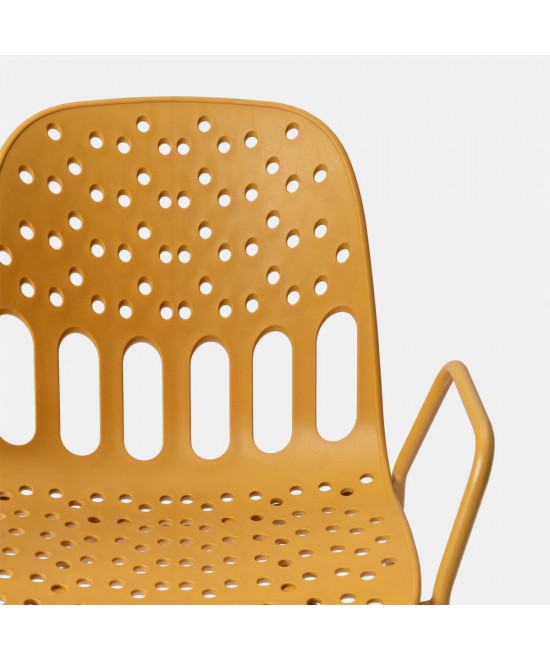 LIDO ΚΑΡΕΚΛΑ ΜΟΥΣΤΑΡΔΙ 57x55.5x80cm