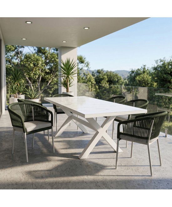 TONDO ΚΑΡΕΚΛΑ ΛΑΔΙ OFF WHITE 62x57x80cm