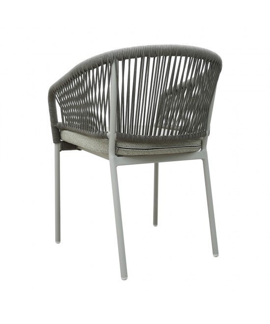 TONDO ΚΑΡΕΚΛΑ LATTE OFF WHITE 62x57x80cm