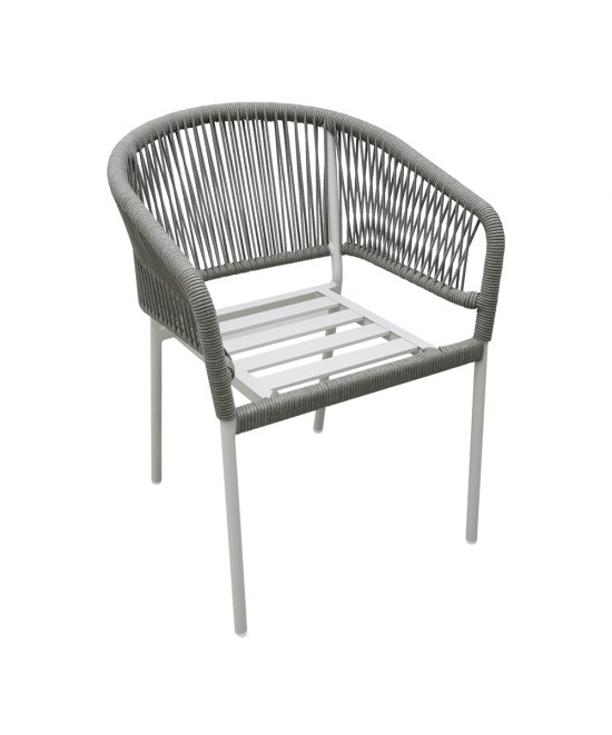 TONDO ΚΑΡΕΚΛΑ LATTE OFF WHITE 62x57x80cm