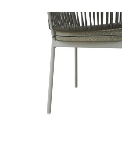 TONDO ΚΑΡΕΚΛΑ LATTE OFF WHITE 62x57x80cm