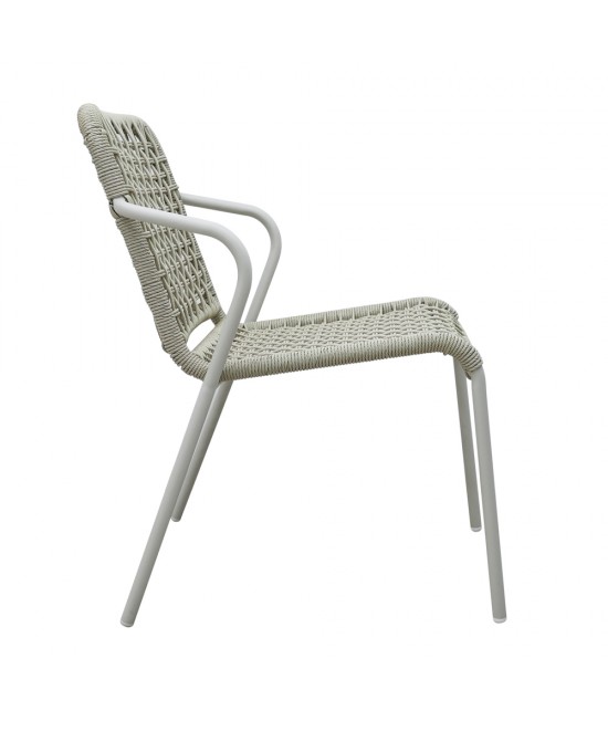 KARE ΚΑΡΕΚΛΑ ΛΕΥΚΟ ΦΥΣΙΚΟ 62x56x82cm